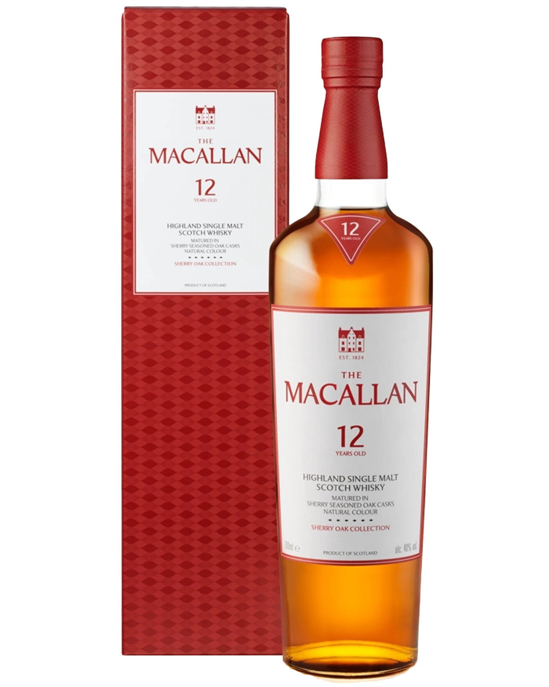 The Macallan 12 Year Old Sherry Oak Whisky, 70 cl Whisky 5010314017408